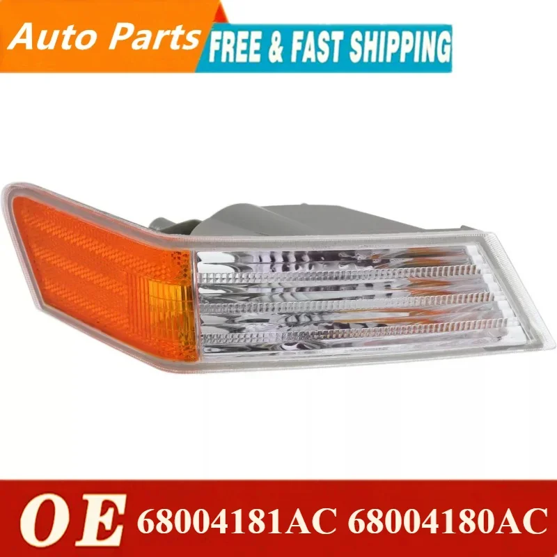 

Fit For jeep patriot parking light turn signal directional lamp front Left or right 68004181AC 68004180AC