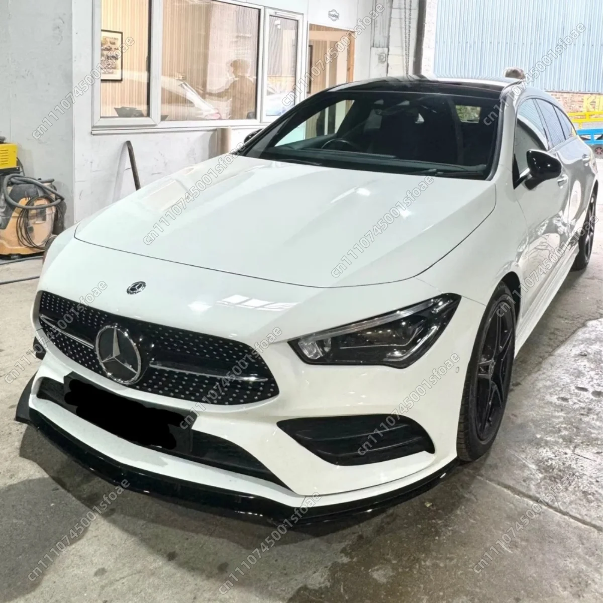 

3PCS Front Bumper Lip For Mercedes Benz CLA C118 X118 AMG Line CLA200 CLA220 CLA 250 Black Splitter 2019-2023 Spoiler BodyKits