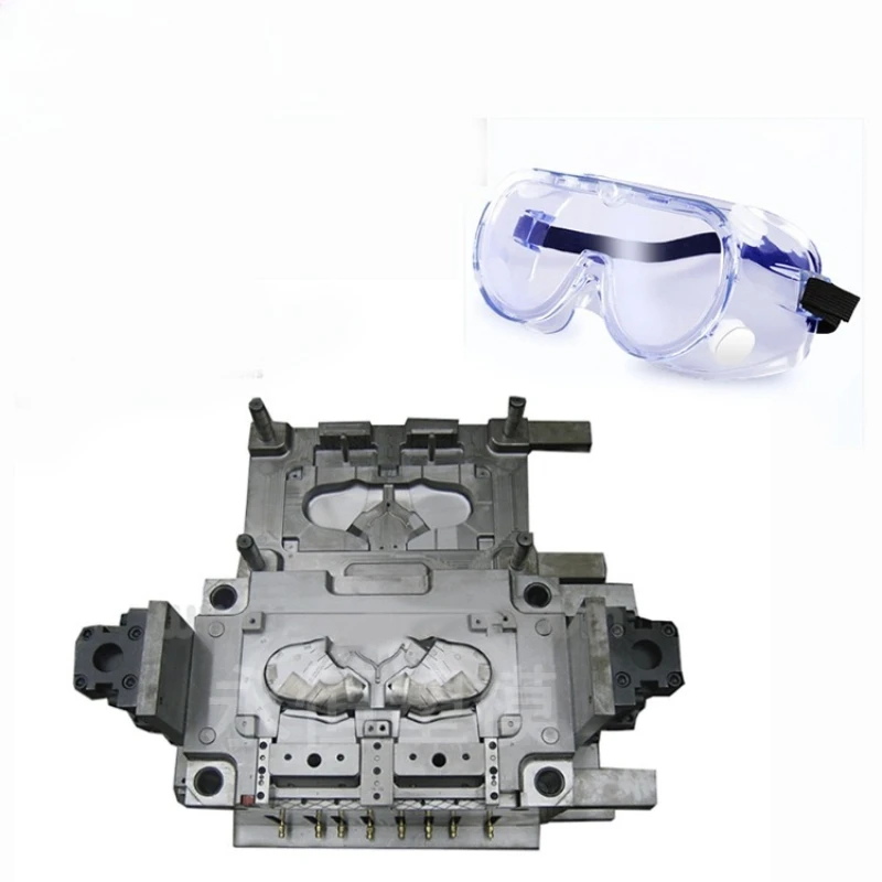 

Plastic mold manufacturing, diving goggles, swimming goggles plastic accessories mold