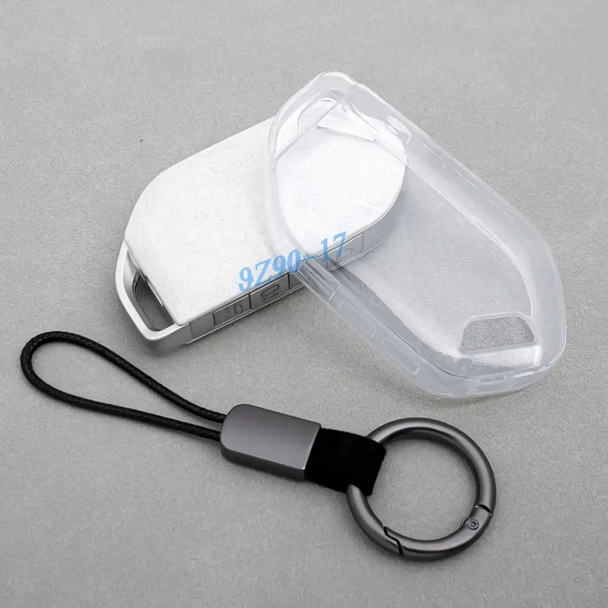 

Полностью прозрачный автомобильный чехол для смарт-ключа, брелок для Kia Sorento EV9 K5 GT Telluride Carnival 2023-2025 5 6 7 8 9 кнопок, 9продается