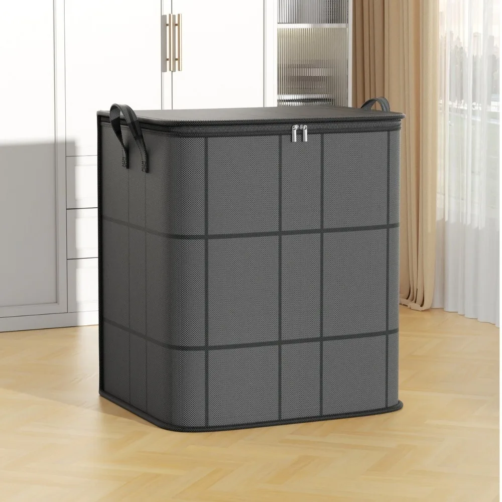 Foldable Clothes Storage Bins with Durable Handle Large Capacity Wardrobe Sorting Storage Bucket Multifunction Waterproof