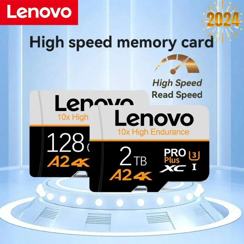 Lenovo 2TB 1TB Memory Card Class10 Micro TF SD Card A2 V30 4K SD/TF Flash Card 128GB Mini SD Card For Nintendo Switch Phone