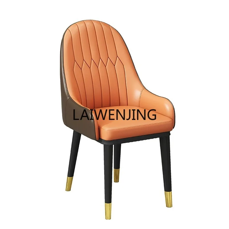

HLZ Solid Wood Dining Chair Home Soft Bag Restaurant Hotel Box Backrest Stool