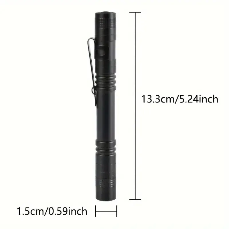 Red Light Penlight One Mode Red Light Flashlight for Camping Hiking Animal Protecting Beekeeping Detecting Aviation Night Vision