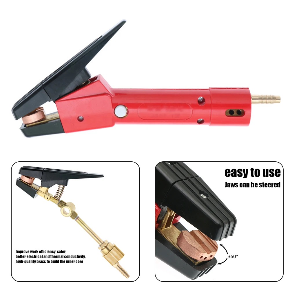 

Holder Clamp Electrode Holder Clamp Boiler Casting 270mm Gouging Torch Air Carbon Electrode Holder Cutting Steel
