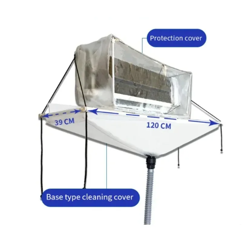 Full Cleaning Cover Wash Air Conditioner and Open Type of Split Air Conditioner Cleaning Cover