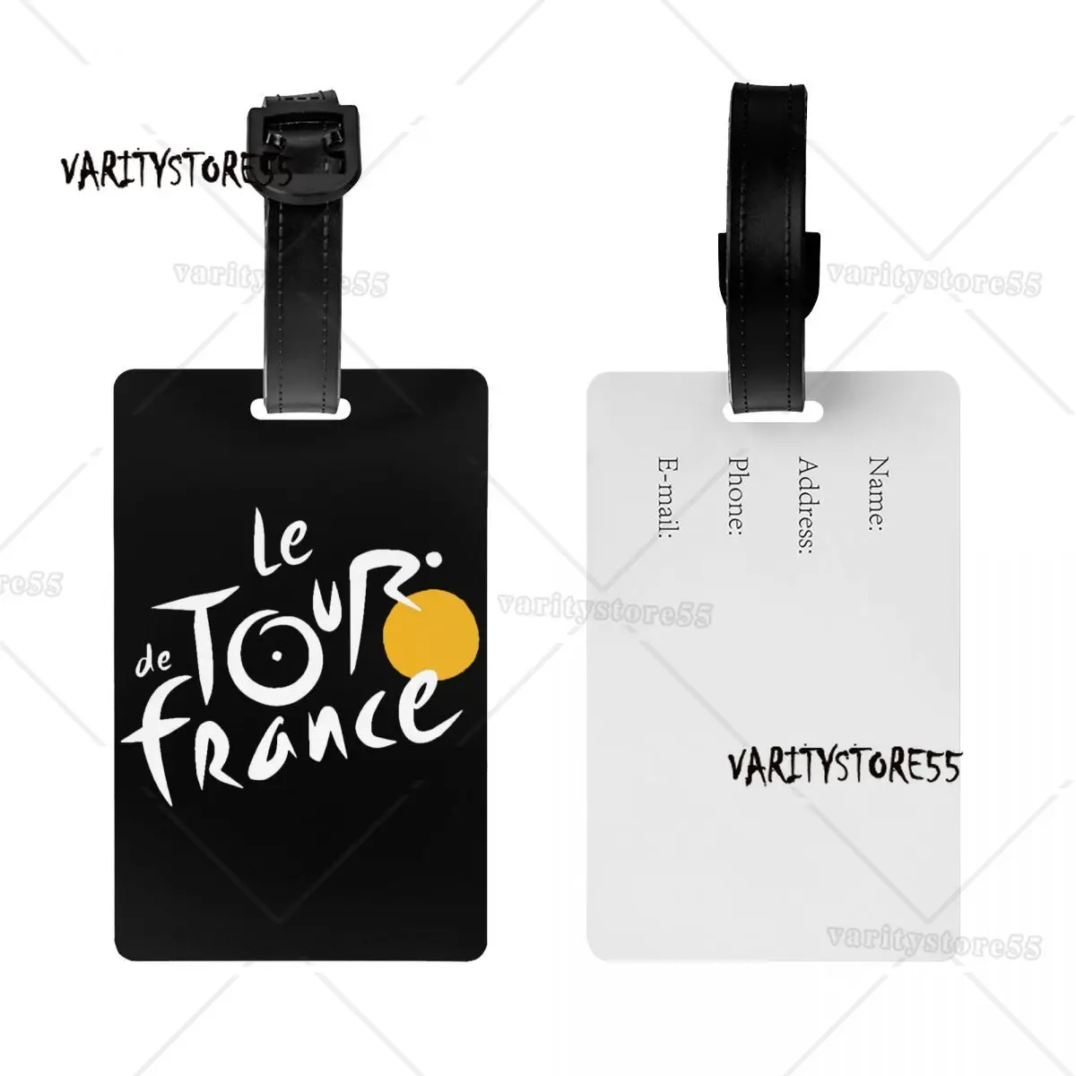 Custom The France Luggage Tags Custom French Bicycle Baggage Tags Privacy Cover ID Label