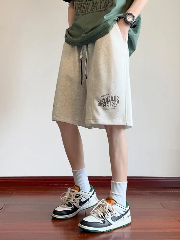 

Мужские летние модные свободные брюки-капри American Style для баскетбола, молодежные повседневные спортивные брюки, дышащие, тонкие