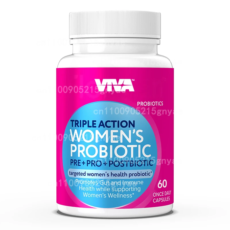 

Women's Probiotics Contain Prebiotics, Cranberries - for Health, Gut Microbiota, 60 Capsules