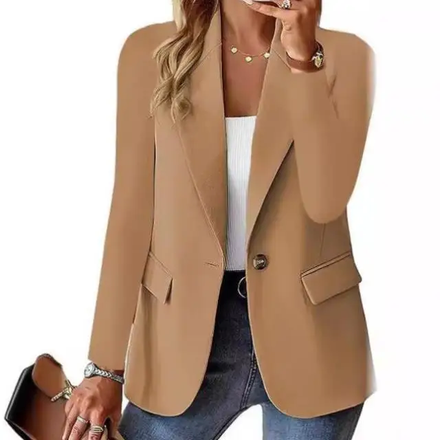 

Long Sve Ladies Pure Color Open Cardigan Suit Jaet Autumn Season Casual Sport Suit Seven Sve T-irt ort Pants