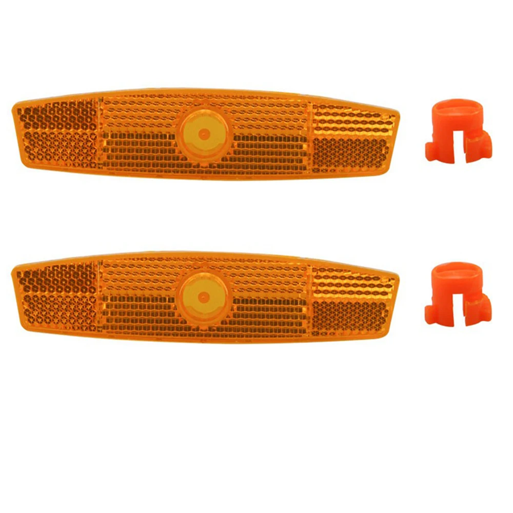 2/4 Pcs Fahrrad Speichen Reflektor Fahrrad Rad Reflektierende Streifen Clip Sicherheit Warnung MTB Fahrrad Felge Reflektierende Halterung Clips