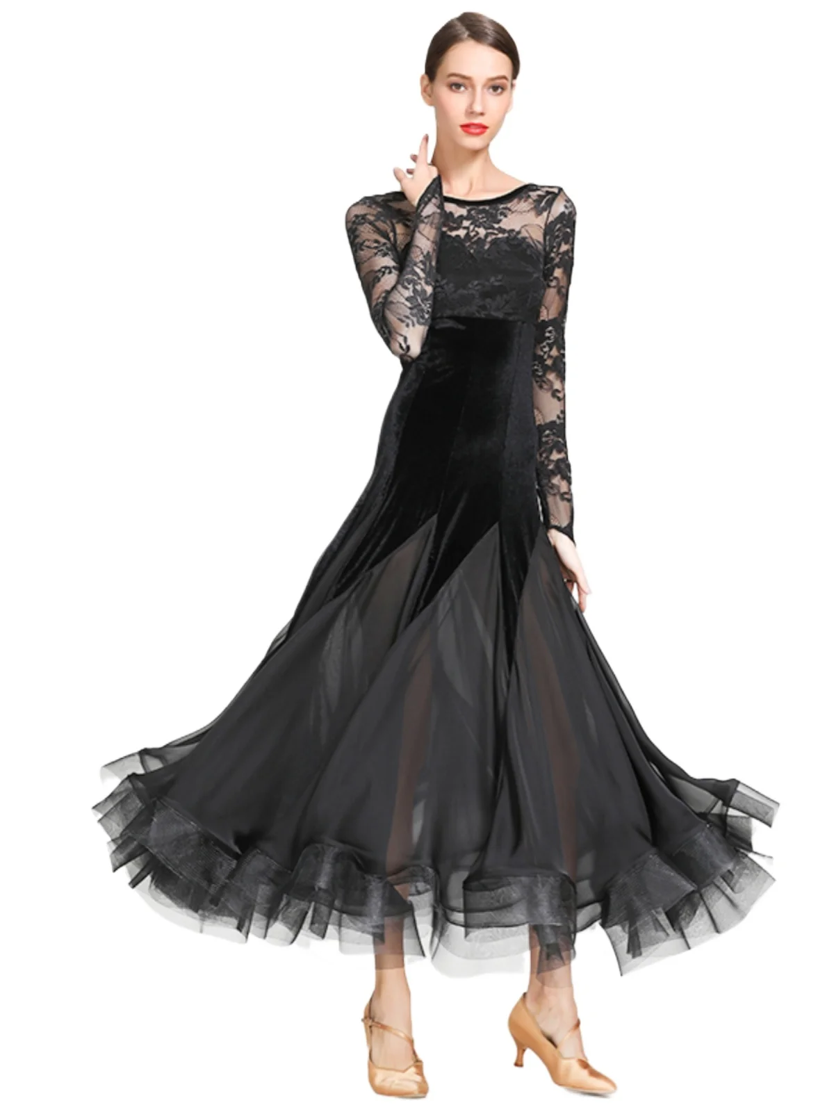 

2025 Newt Woman Ballroom Dance Competition Dress Dance Ballroom Waltz Standard Dance Dress Women Ballroom Dress