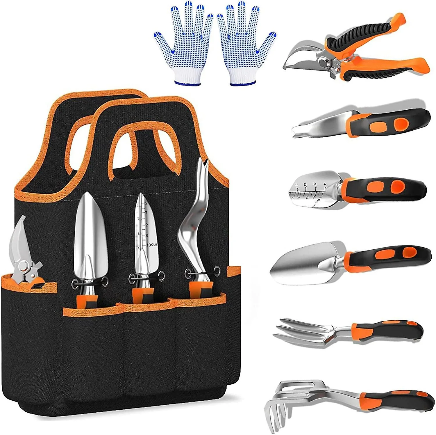 Practical Durable Garden Tool Set, Feel Good, 3-Piece Set, 8-Piece