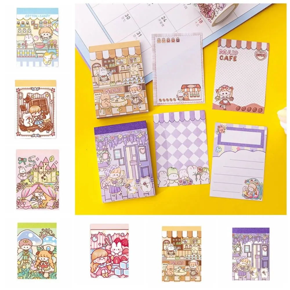 Daily To Do Note Pad Little Notebook Non Sticky Message Paper Memo Pad Cute Cartoon Note Paper Office Supplies