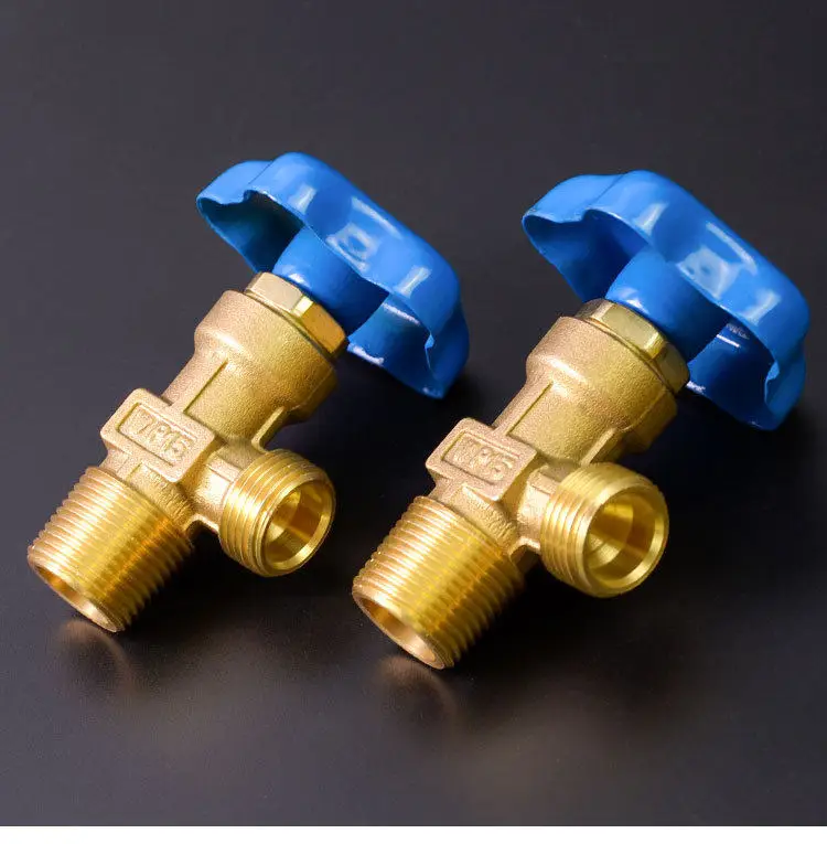 WP-15 Small Argon Cylinder Valve Argon Cylinder Bottle Head Assembly Cylinder All Copper Valve Switch Safety