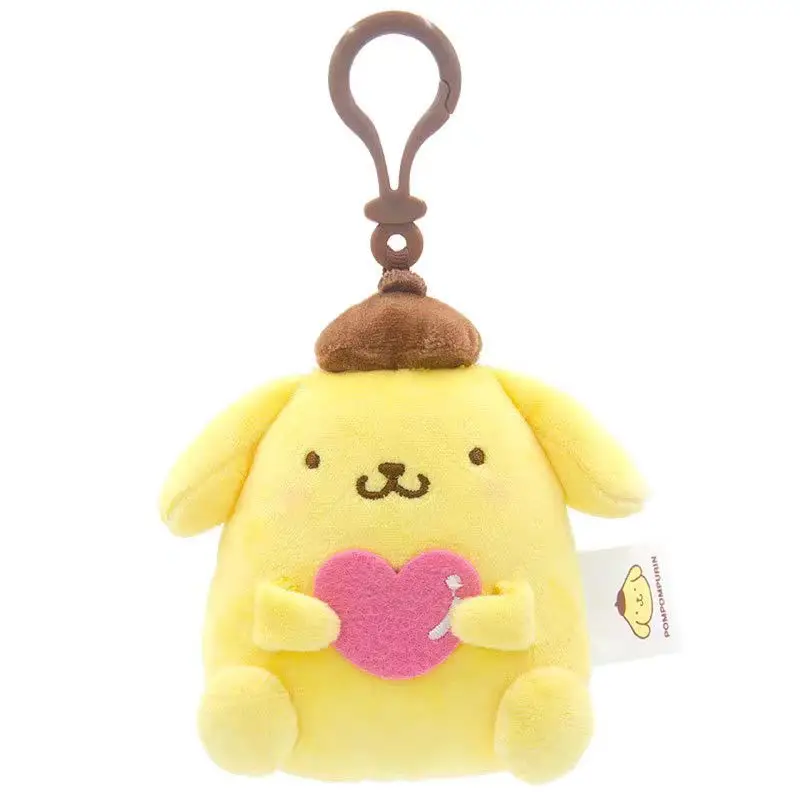 Sanrio Hello Kitty Cinnamoroll Kuromi Pochacco Melody Plush Toy Kawaii Doll keyring Home Room Decor Birthday Gift