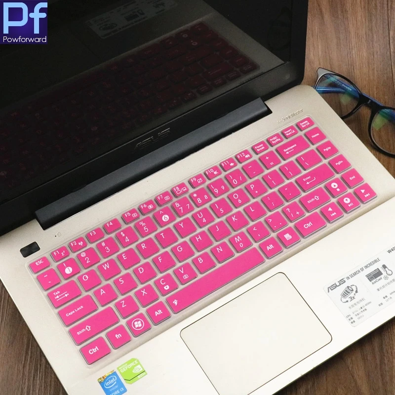 14 inch laptop keyboard cover protectors skin For Asus A/K401UQ7200 X450 A450 Y481 A85V K450 F450 U80 F441UV K42J k42dr A45VM