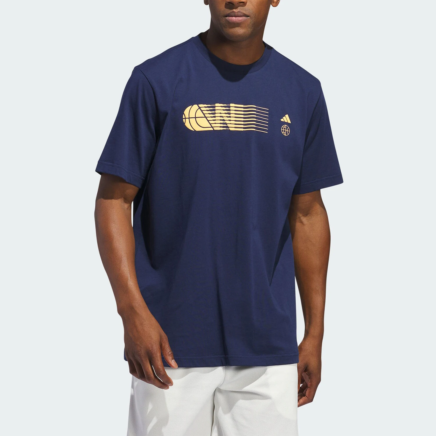 

Adidas Genuine WWH STORY TEE Мужская баскетбольная спортивная футболка с коротким рукавом IN6380