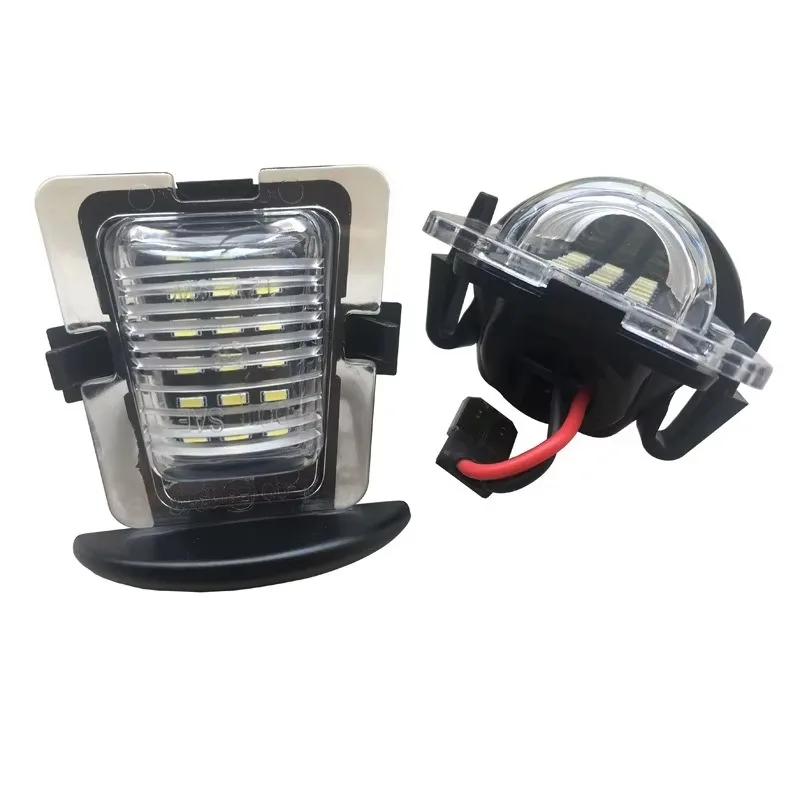 

Popu для 2 шт. сигнальная лампа заднего бампера автомобиля держатель номерного знака светодиодный светильник для Jeep Wrangler JK JL 2007-2021 автомобильные аксессуары