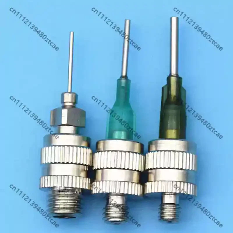 Metal Luer Connector, M5 M6 M8 External Thread Dispensing Tip Adapter