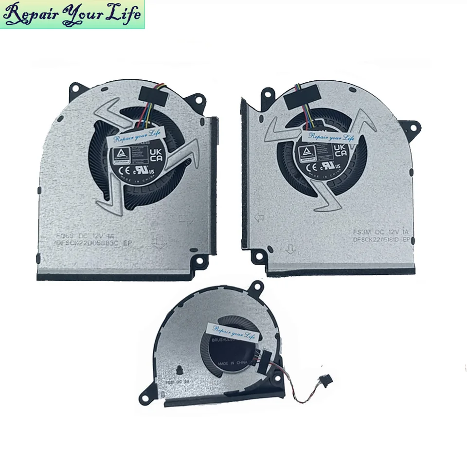 CPU GPU Cooling Fan For ASUS ROG Strix G614J G634J G614JI G614JV