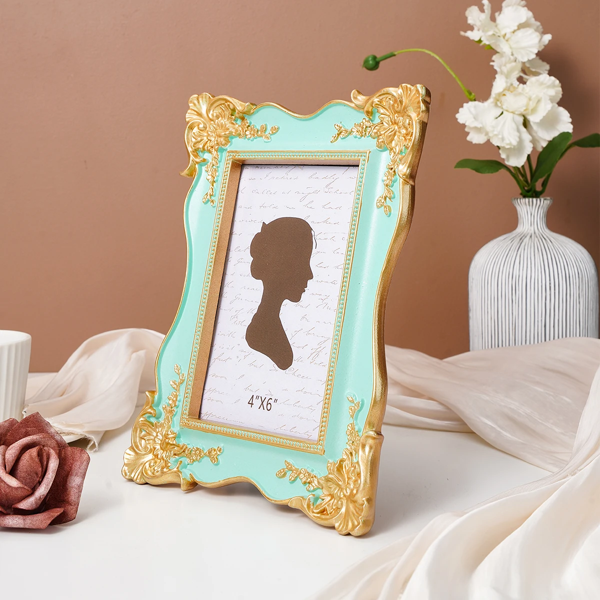 1PC, European-style Three-dimensional Pattern Decorative Frame, Suitable for Home Bedroom and Study Decoration
