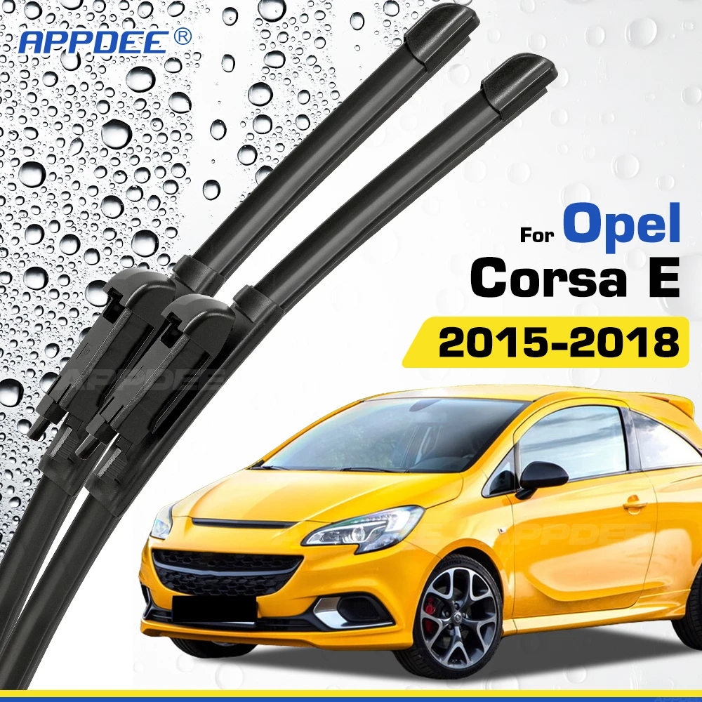 

APPDEE для Opel Corsa E 2015-2018, силиконовые и резиновые щетки стеклоочистителя, щетки для лобового стекла, оконные щетки