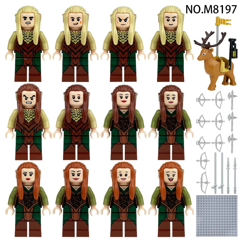 

Children's Building Blocks Toy Mini Figure Humanoid Dolls Cartoon Character Birthday Gift Educational Playset for Kids