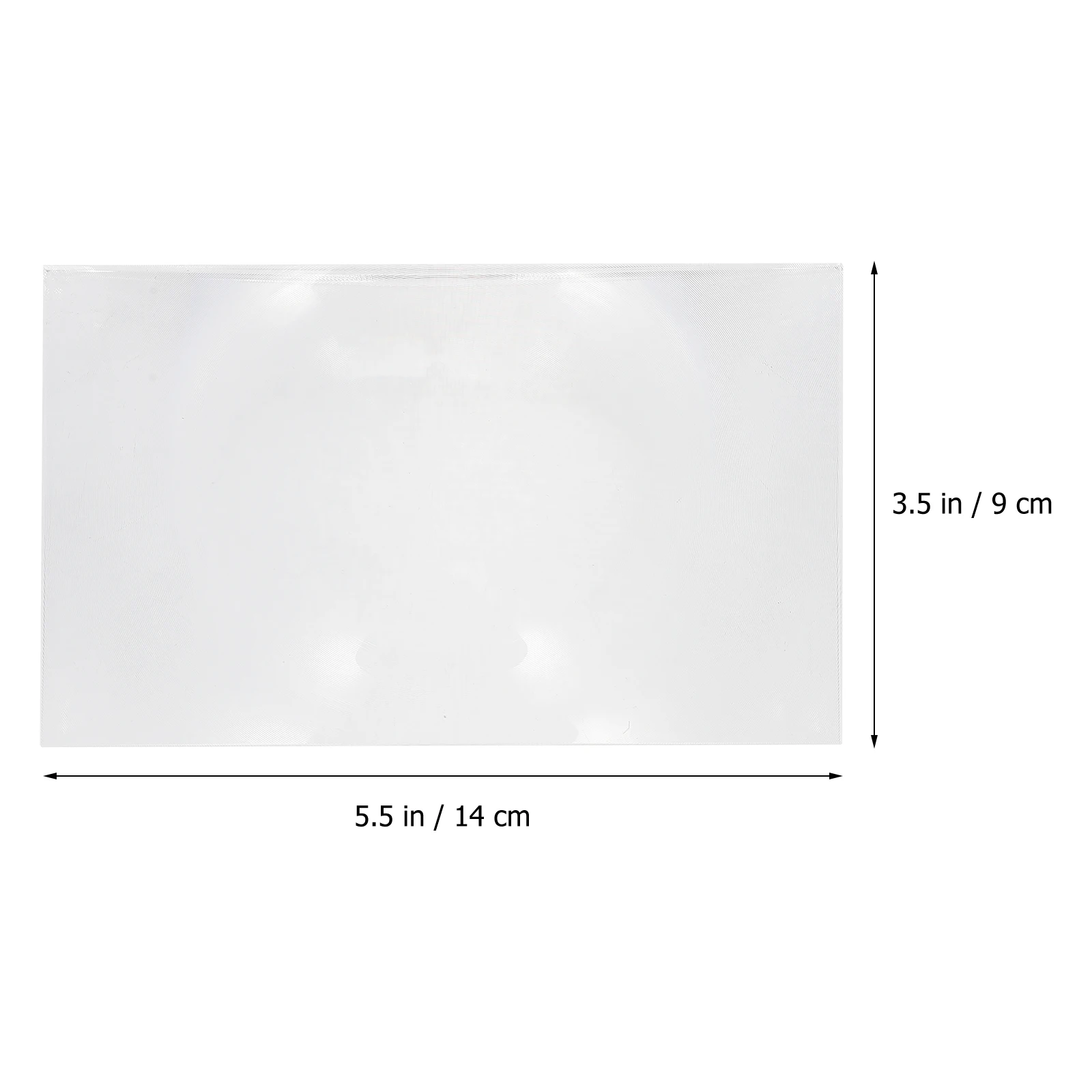 2pcs Lens For Projector High Definition Optical Experiment Tool Acrylic Pmma High Transmission Smooth Edge Practical