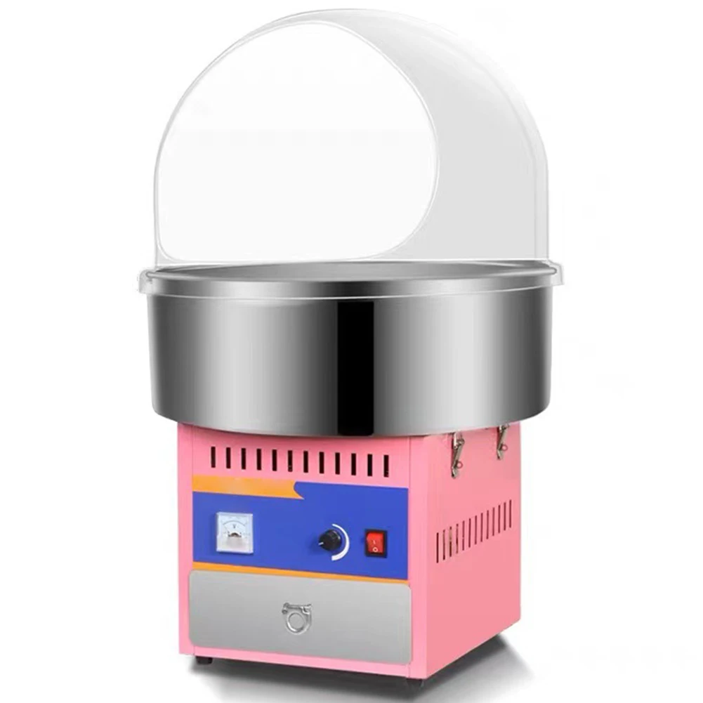 Comercial Clear Cotton Candy Machine Cover, Clear Floss Maker, evitar a sobrecarga de açúcar, plástico, 20.5 Polegada