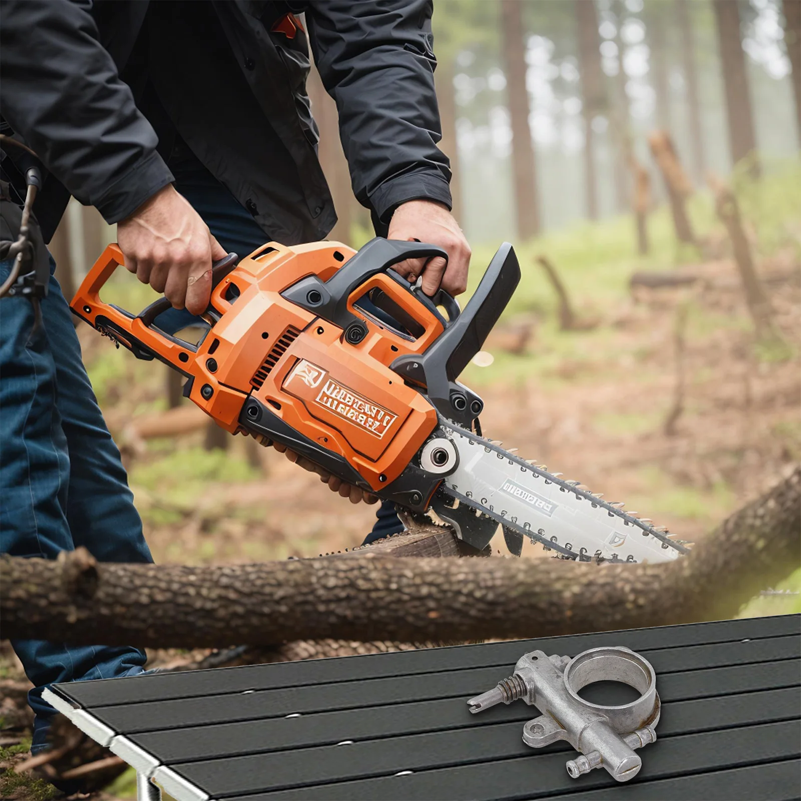 Oiling System Part Reliable Replacement Chain Saw Oil Pump Designed Specifically for Engine Series For 2500/3800