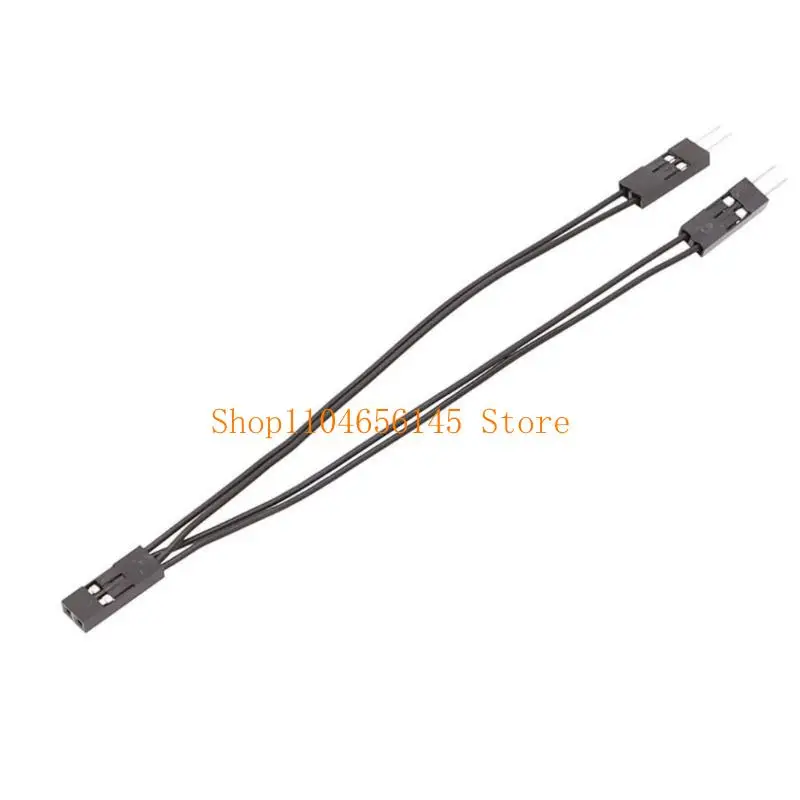 Motherboards Switches Power SW/ RESET SW/ LED /POWER LED 2.54mm 2Pin Adapter Cable 1 Female to 2 Male Jumpers Splitter