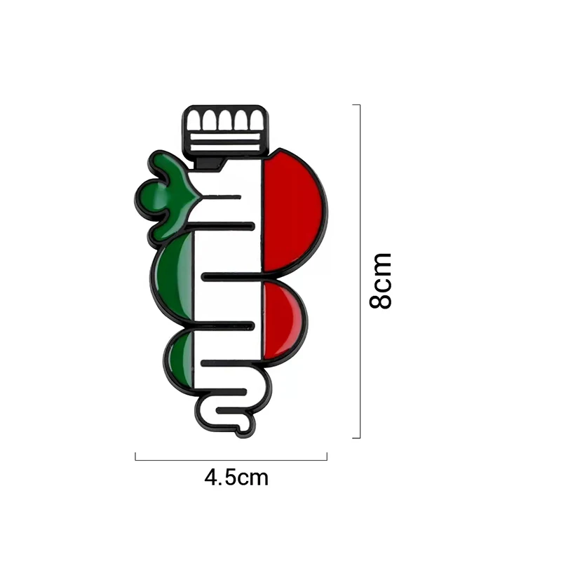 Pegatinas para el capó delantero del coche, emblema para Alfa Romeo 147, 156, 166, 159, Giulietta, Mito, Stelvio, accesorios de calcomanías de