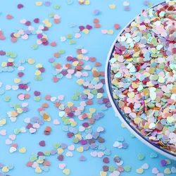10g/20g/50g/ Nail Sequins Solid Heart Sequins Sequins For Nail Art Nail Art, Wedding Decor Confetti, Nail Art Heart Sequins