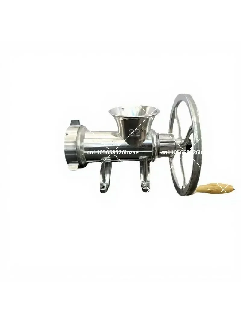 Manual Aluminum Alloy Meat Grinder with Hand Crank And Electric Attachment for Home Kitchen Use