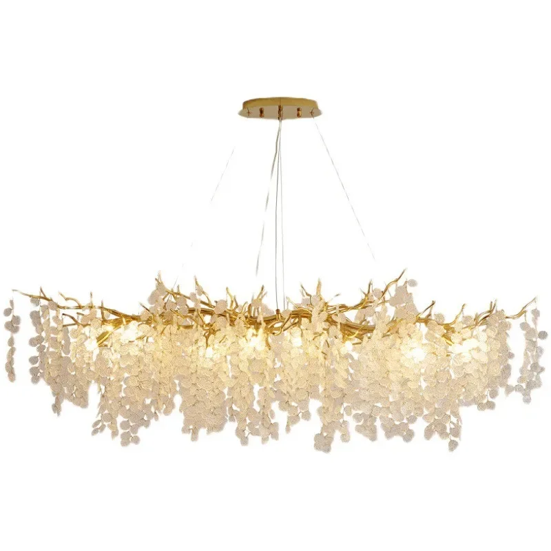 Modern Branch Led Pendant Lights Dining Table Luxury E14 Pendant Lamp Lustre Gold Suspend Lamp Aluminium Led Luminarias Lamparas