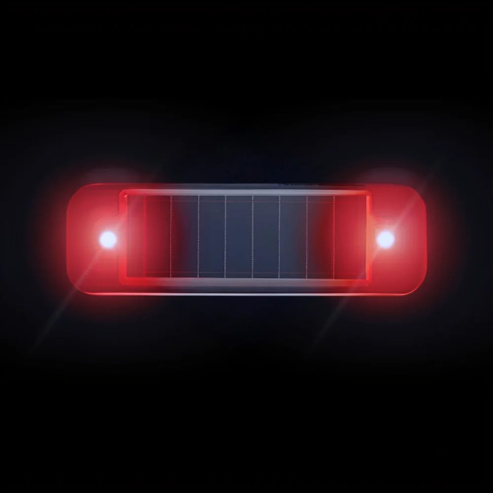 Universal Solar Warning Light Wireless Auto Flash Lamp Vibration Induction Anti Collision LED Signal Indicator For Vehicles