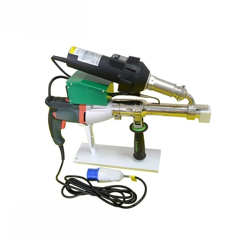1600W Single Screw Plastic Hand Extruder Hot Air Extrusion Welding  for HDPE Sheet Welding