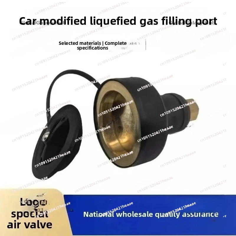 Suitable for automotive liquefied gas refueling port LPG refueling valve quick connect snap on inflation valve accessories