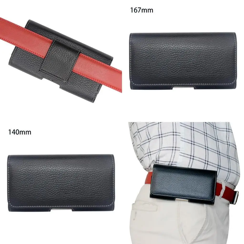

D46D Universal 5.51-7.01 Inch Anti-drop Waist Belt Clip Bags for Case Cover for Huawei with Buckle