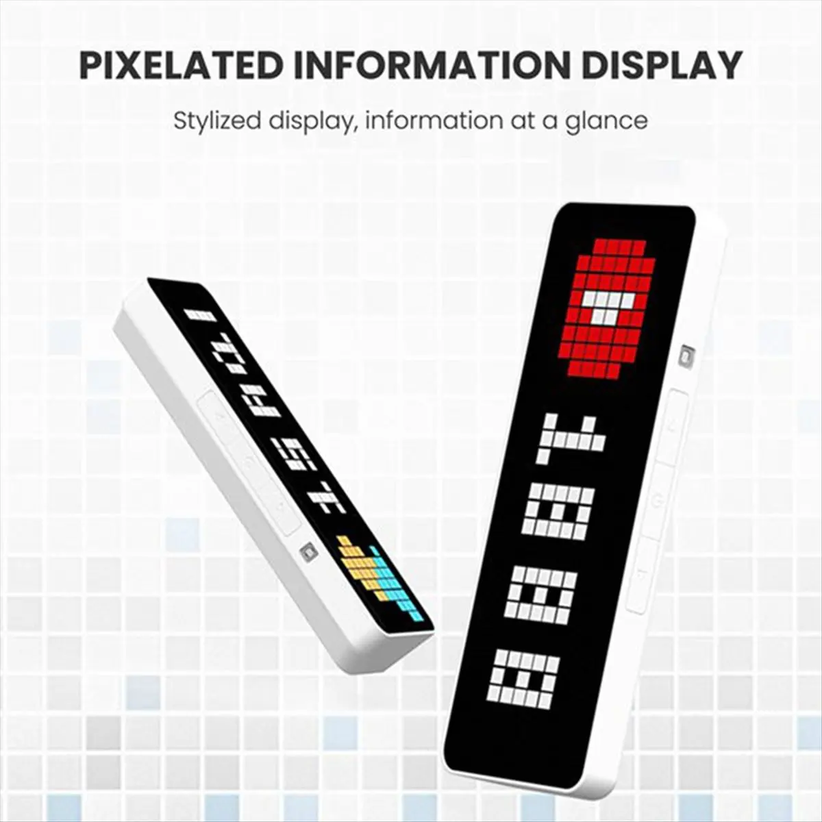 TC001 Smart Pixel Clock Followers Simultaneous Pixelated Message Display Smart Desktop Clock
