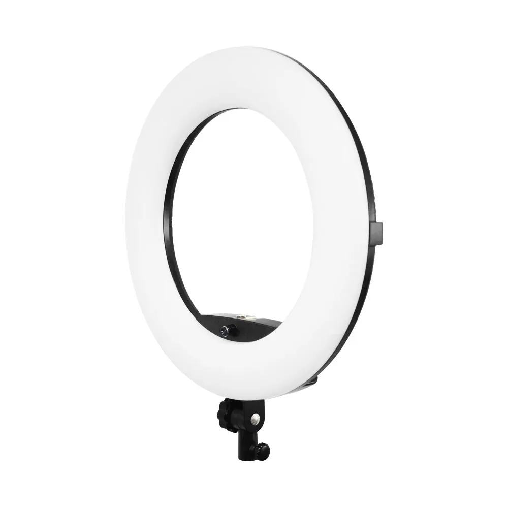 Medik Ring Light with Phone Holder Dual Color Temperature 3200k-5500k Cold and Warm Light Suitable for Makeup Live Streaming