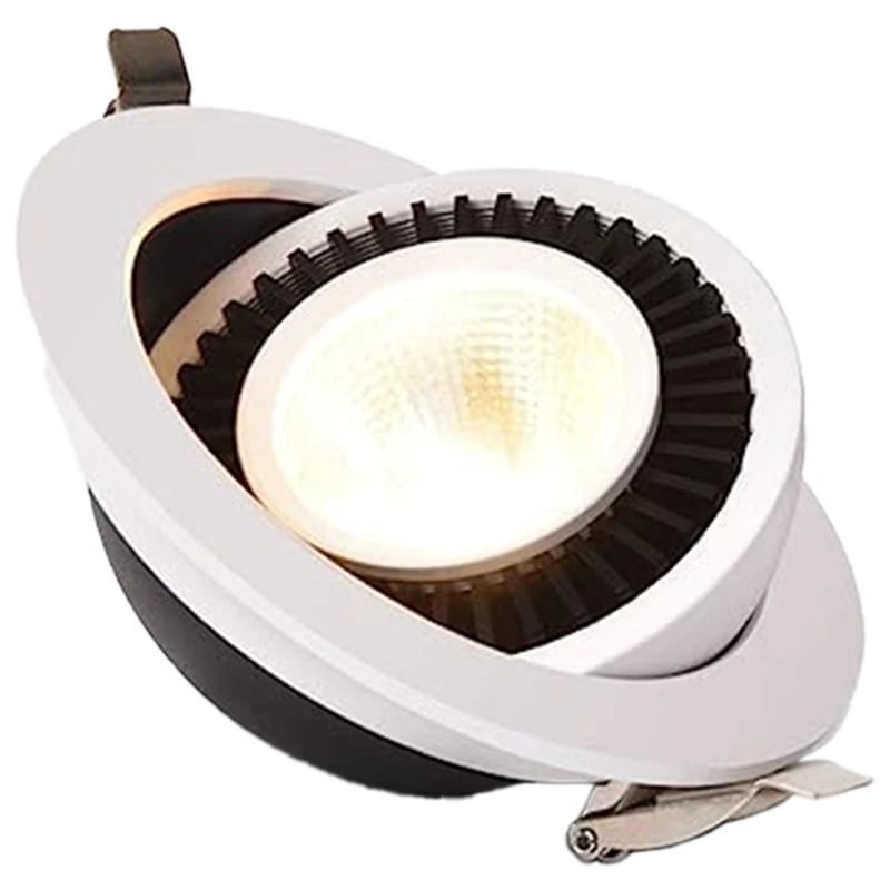 

Round Ceiling Embedded Downlight Elephant Trunk Lamp Living Room Ceiling Corridor Spotlight Ceiling Flat Lamp