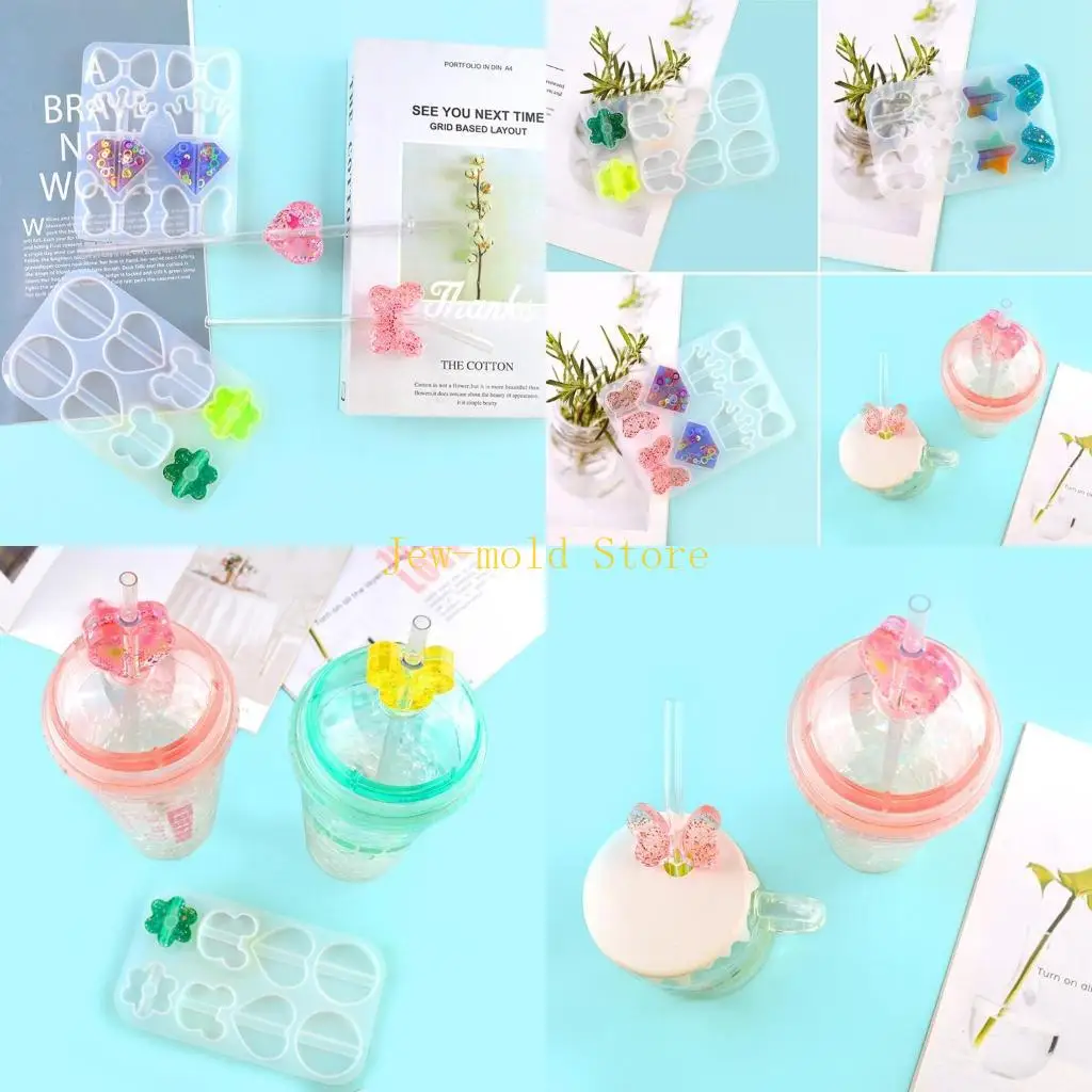 

C71B силиконовые эпоксидные формы для изготовления соломинок своими руками, игрушки для литья, принадлежности для рукоделия