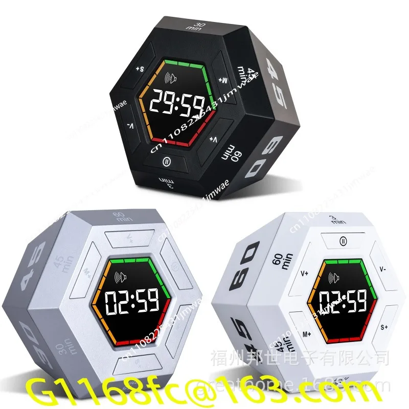Hexagon Visual Flip Electronic Timer
