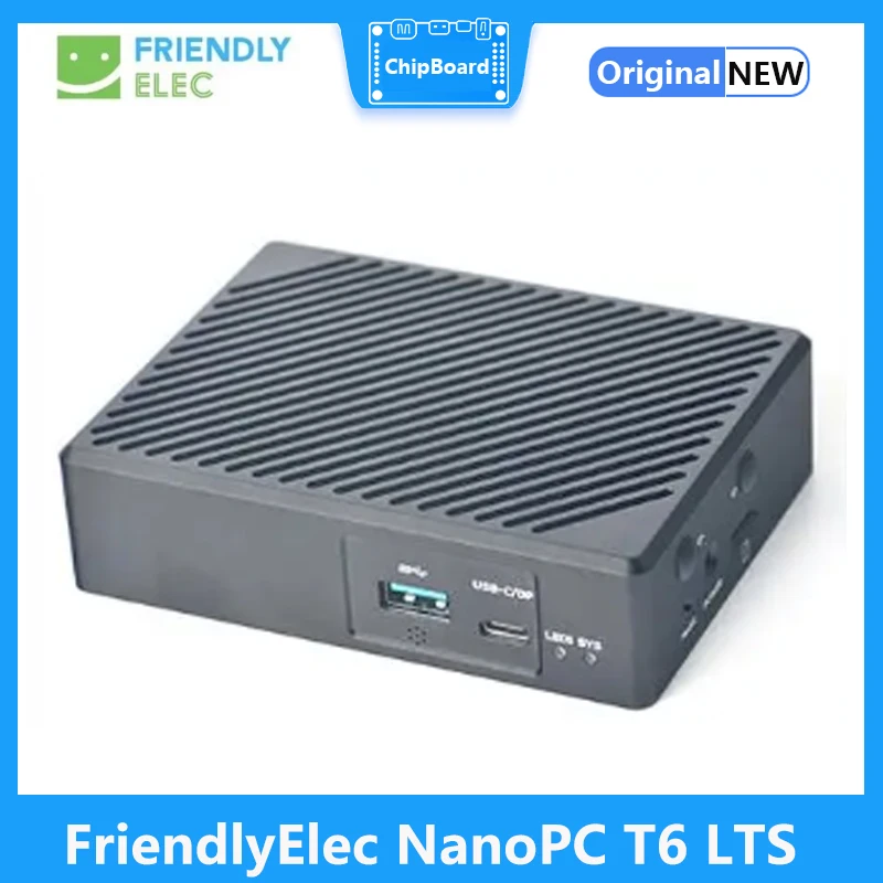 FriendlyElec NanoPC T6 LTS Dev board Rockchip RK3588 Demo Board Cortex A76 6TOPs 16GB 256GB dual 2.5G port HDMI IN NVME