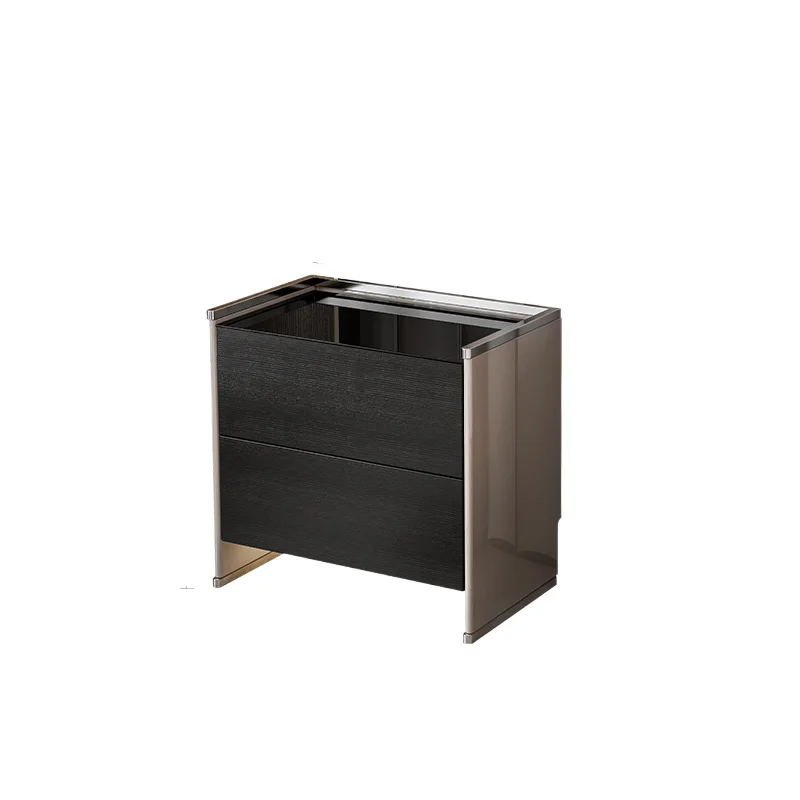 

Итальянская легкая роскошная прикроватная тумбочка, безопасная, многофункциональная с замком, современный высококачественный креативный шкаф для хранения в спальне