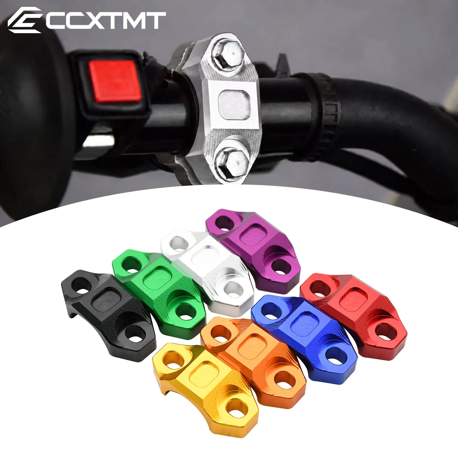 CNC 22MM Universal Handlebar Brake Clutch Rotating Bar Clamp Mount Stop Start Kill Switch For Yamaha Honda Kawasaki KTM Suzuki