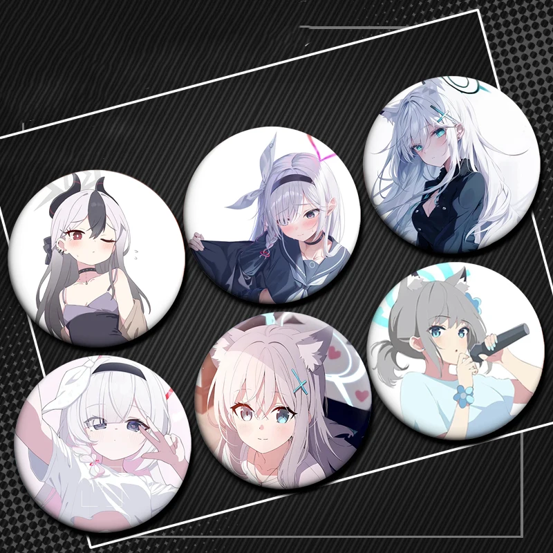32-50-58-мм-аниме-синий-архив-мягкая-пуговица-значок-с-персонажем-мультфильма-жесть-для-ролевых-игр-брошь-для-сумки-украшения-одежды-подарки
