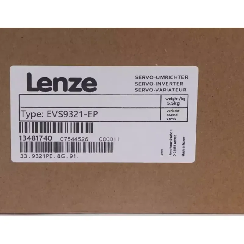 Lenze Drive EVS9321-EP Servo Drive Controller Model Frequency Converter EVS9321-EK EVS9321-ES EVF9331-EV EVS9322-EP